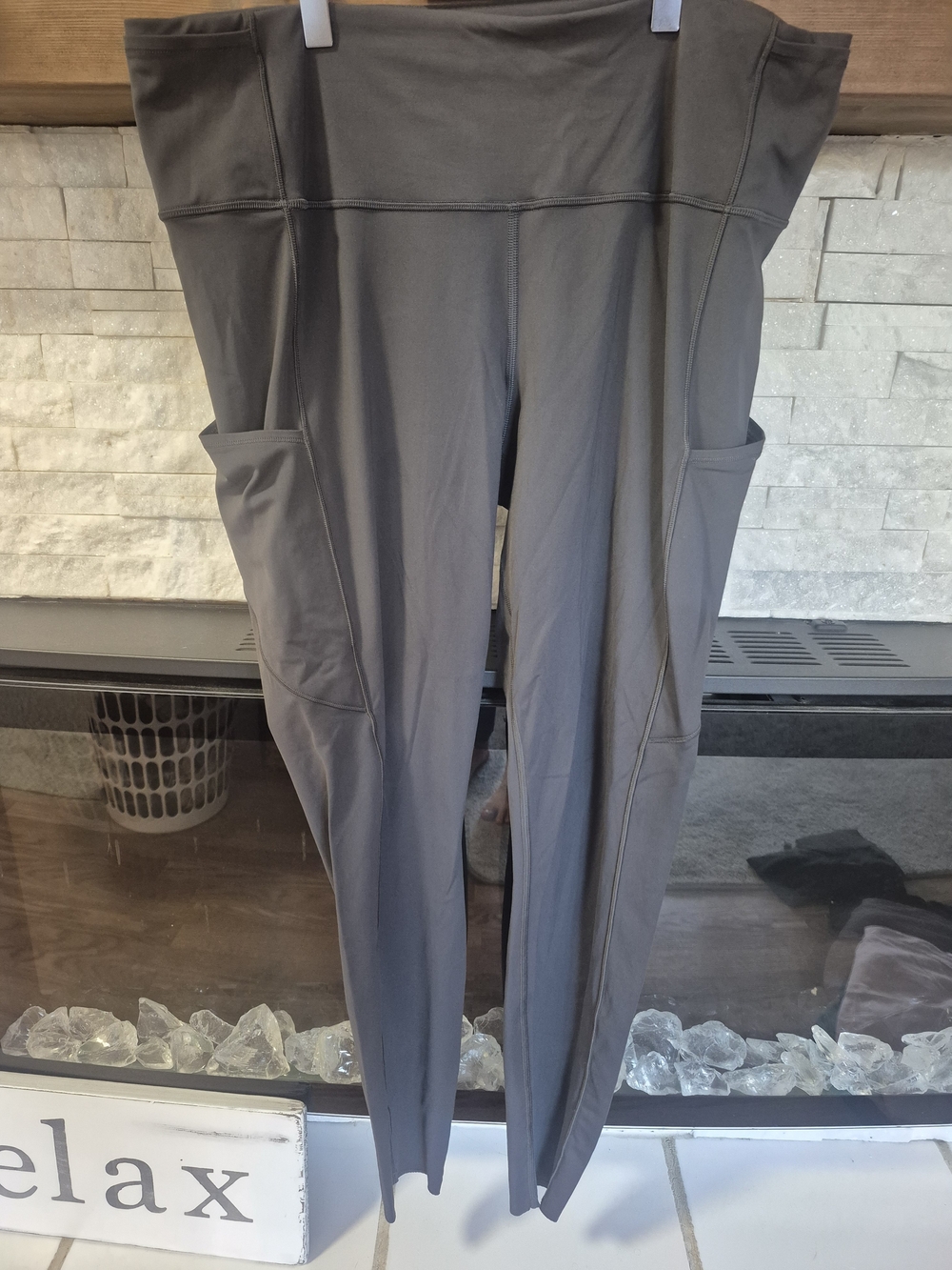 lululemon athletica Dark Gray High-Rise Pocket Leggings